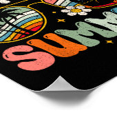 Poster Dernière journée d'école dehors pour les garçons d (Coin)