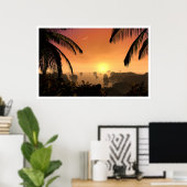 Poster Dernière lumière du soleil (Bureau à domicile)