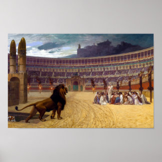 Poster Dernière Prière des Martyrs Chrétiens | J-L Gérô