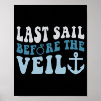 Dernière voile avant la mariée voilée Nautical Bac