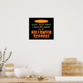 POSTER DÉROGAGE HALLOWEEN (Cuisine)