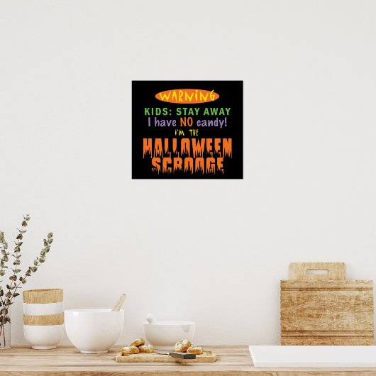 POSTER DÉROGAGE HALLOWEEN (Cuisine)