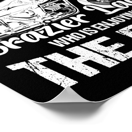 Poster Derrière Chaque Crazy Biker Est Un Même (Coin)