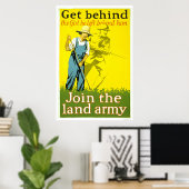 Poster Derrière la fille qu'il a laissée derrière lui (Bureau à domicile)