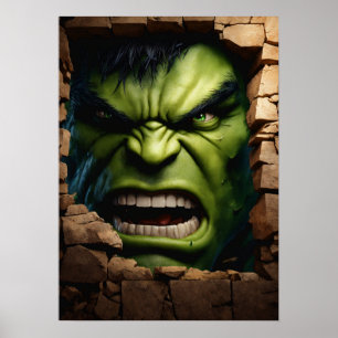 Poster Derrière le mur : le monstre à l'intérieur