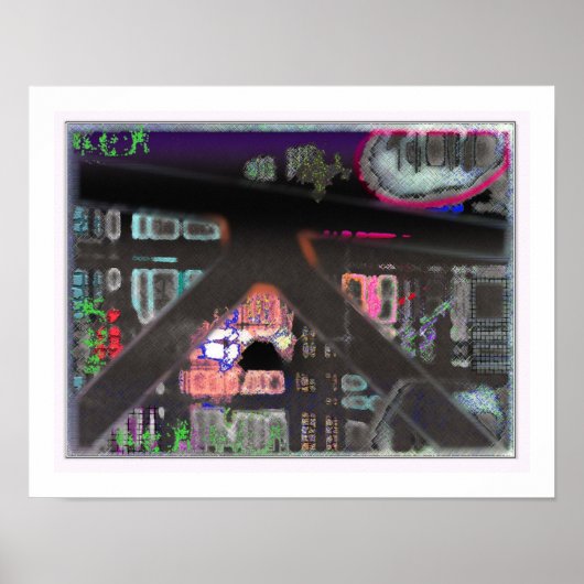 Poster Derrière les panneaux #1 (Devant)