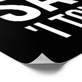 Poster Derrière L'Homme Réussi, Mère Vous Dit Que C'Est A (Coin)