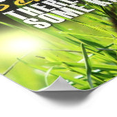 Poster Derrière tout beau - Citation motivationnelle (Coin)