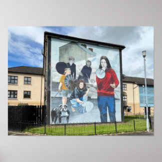 Poster Derry/Londonderry Irlande du Nord Les Troubles