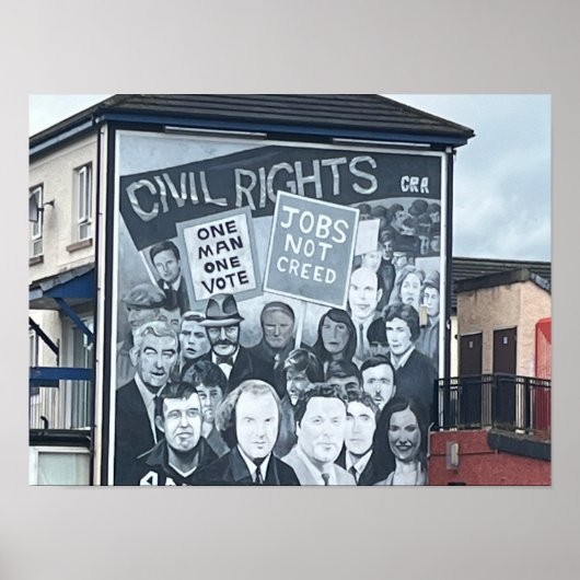 Poster Derry/Londonderry Irlande du Nord Les Troubles (Devant)