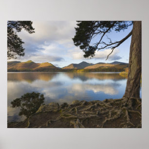 Poster Derwentwater, Lake District, Cumbria, Angleterre