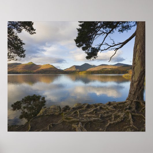Poster Derwentwater, Lake District, Cumbria, Angleterre (Devant)