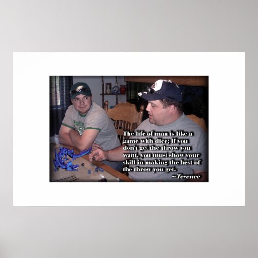 Poster dés (Devant)