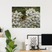 Poster des abeilles et des fleurs (Bureau à domicile)
