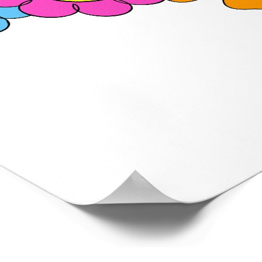 Poster des abeilles et des fleurs (Coin)