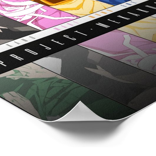 Poster des acteurs de Mekakucity (Coin)