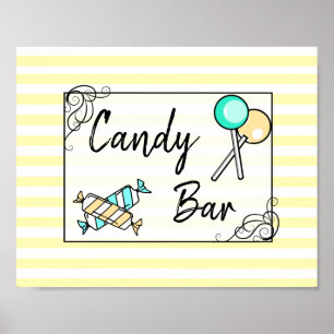Poster des affiches Mariage ou Baby shower de la b