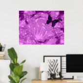 Poster des ailes violettes (Bureau à domicile)