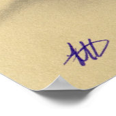 Poster des ailes violettes Fairy foncé (Coin)