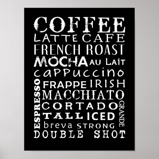 Poster des amateurs de café (Devant)