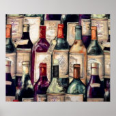 Poster des amateurs de vin (Devant)