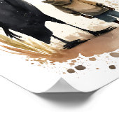 Poster des amis accrochés (Coin)