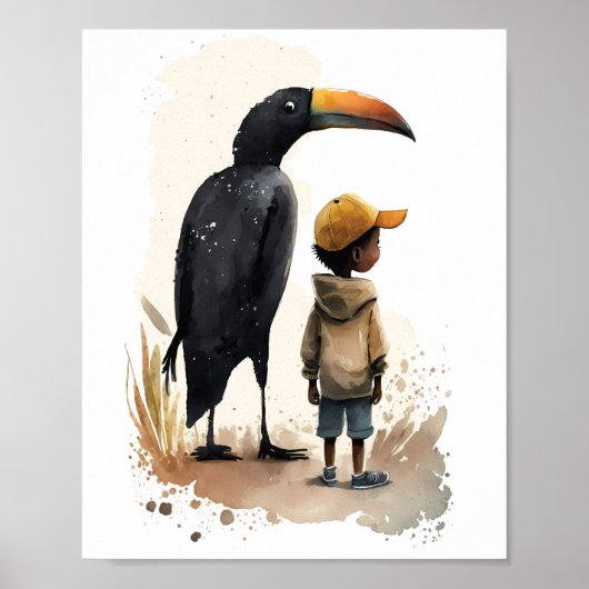 Poster des amis accrochés (Devant)