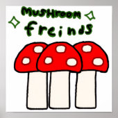 Poster Des amis champignons ! (Devant)