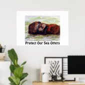 Poster des Amis de la Loupe de mer (Bureau à domicile)