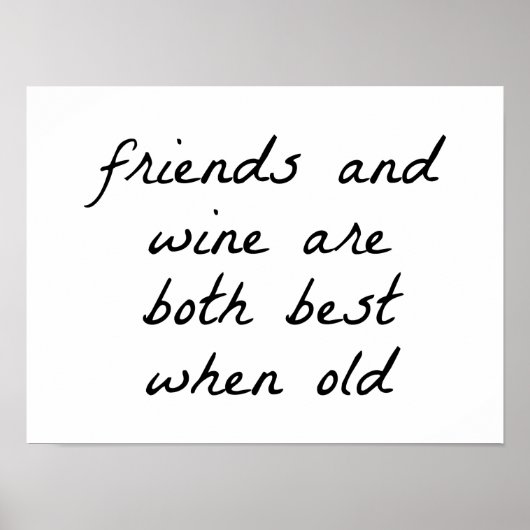 Poster Des Amis Et Des Vins (Devant)