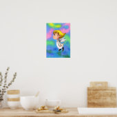 Poster Des anges volant dans le ciel. (Cuisine)