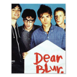 Poster des années 90 Blur Britpop Era