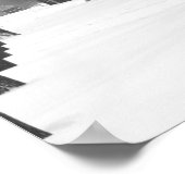 Poster des arbres dans la neige (Coin)