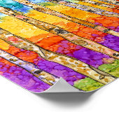 Poster des arbres d'Aspen - 10" x 8" (Coin)