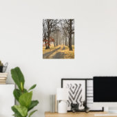 Poster des arbres d'automne (Bureau à domicile)