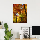 Poster des arbres d'automne (Bureau à domicile)