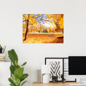 Poster des arbres d'automne