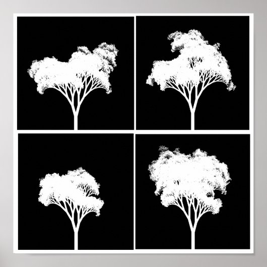 Poster des arbres récursifs (Devant)