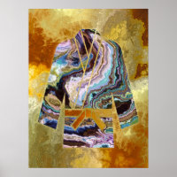 Poster des arts martiaux Karate Judo Keikogi Art I