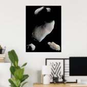 Poster des Astéroïdes cool (Bureau à domicile)