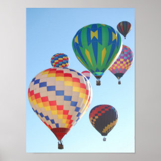 Poster des ballons à air chaud