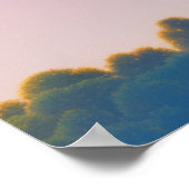 Poster des ballons cardiaques flottants dans le ci (Coin)