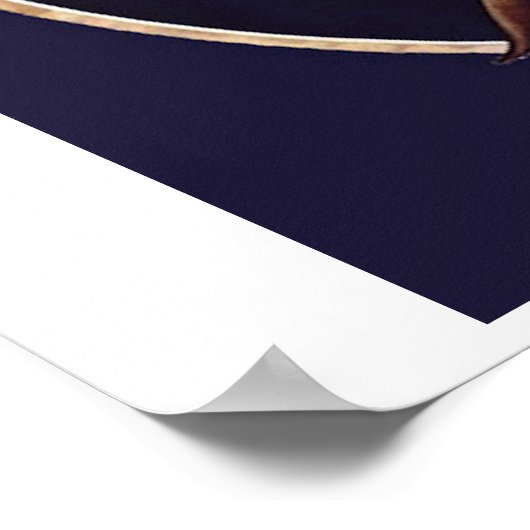 Poster des bas de lune bleue (Coin)