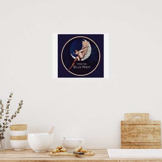 Poster des bas de lune bleue (Cuisine)