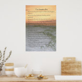 Poster des Béatitudes (vertical) (Cuisine)