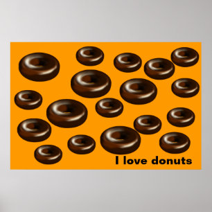 Poster Des beignets pour papa