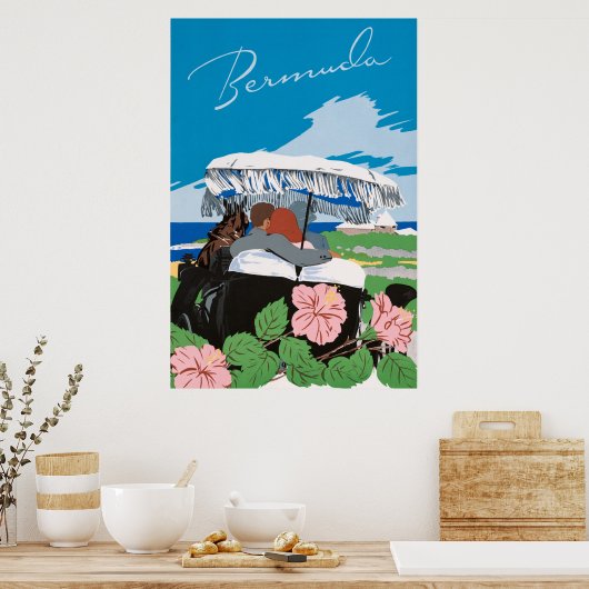 Poster des Bermudes vintages (Cuisine)