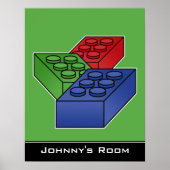 Poster des blocs de construction pour enfants (Devant)