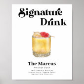 Poster des boissons de style Vintage rétro (Devant)