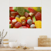 Poster des bonbons assortis Imprimer (Cuisine)